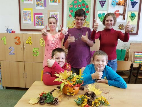 Dlabání dýně, třída VIII.S