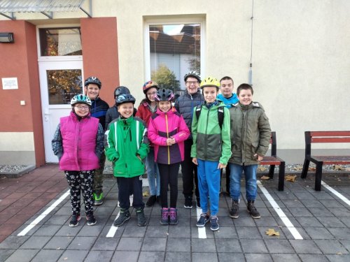 VI. třída na dopravním hřišti