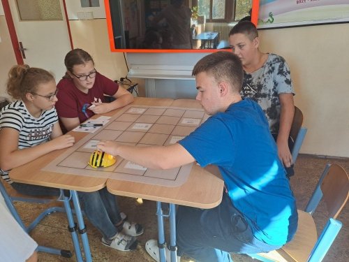 Bee-Bot v hodině českého jazyka