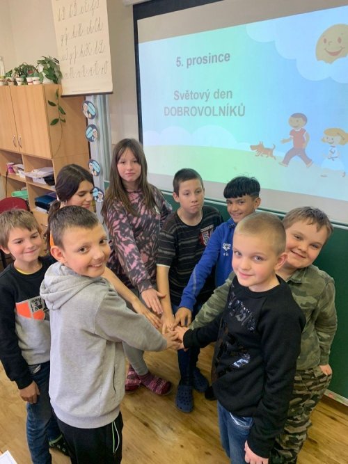 Projektová hodina: 5.12. Světový den Dobrovolníků