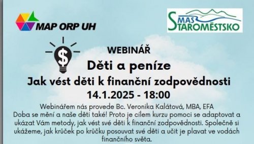 Webinář "Děti a peníze - Jak vést děti k finanční zodpovědnosti"